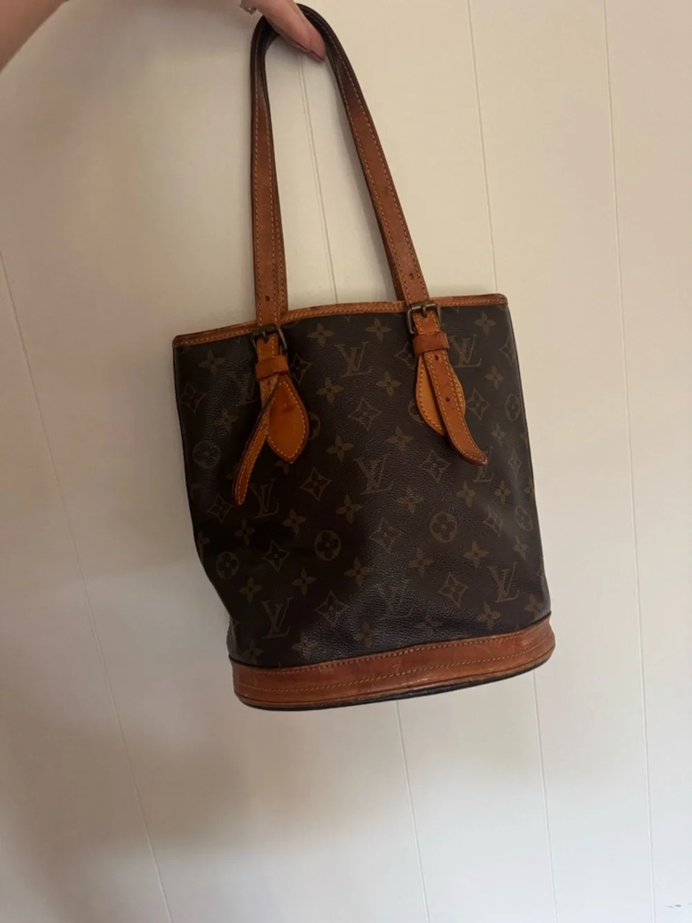 Vintage Louis Vuitton Monogram petit bucket 23 - Picture 3 of 7